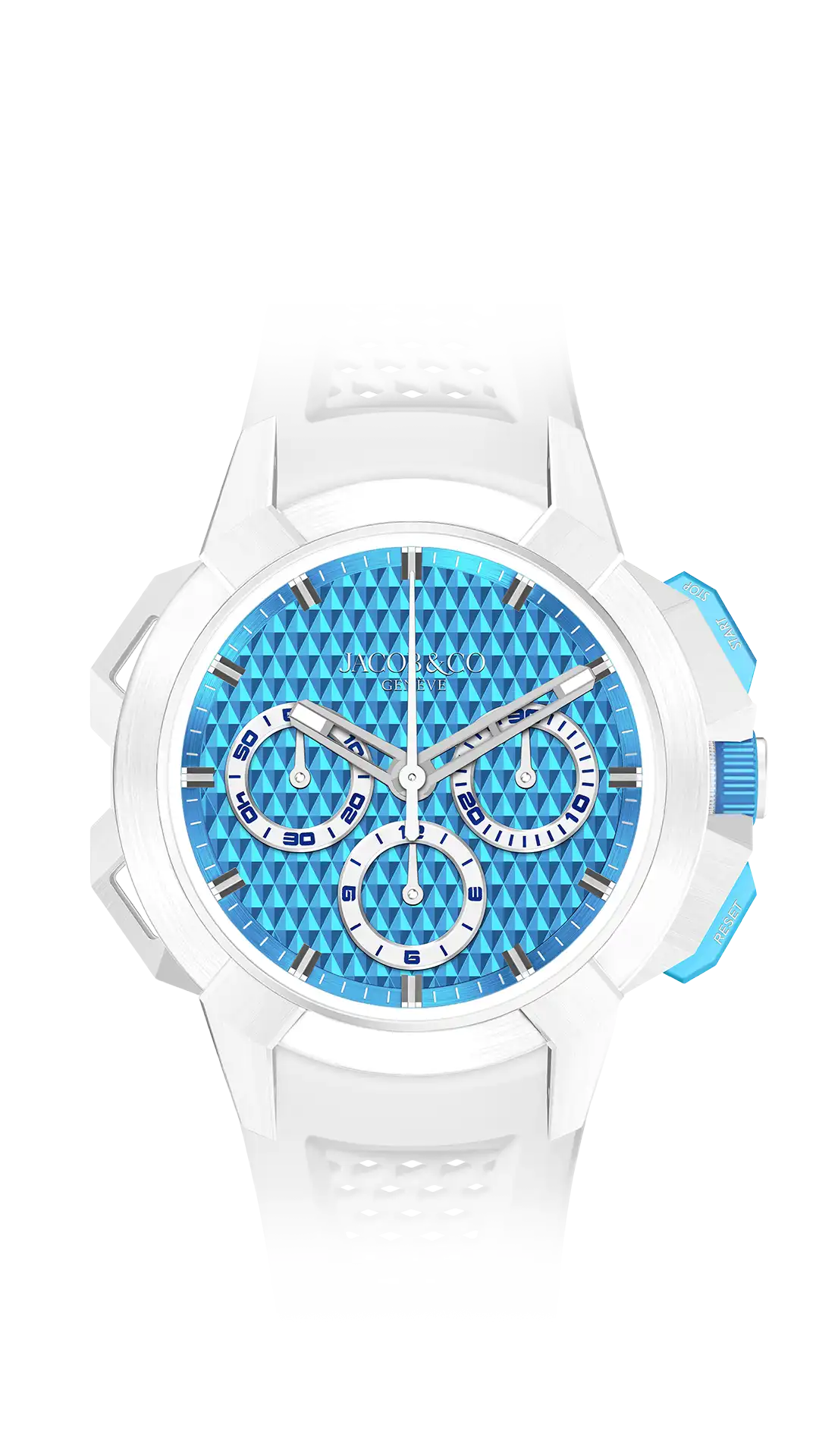 Epic X Chrono 44MM Tri-Compax - Blue Camo