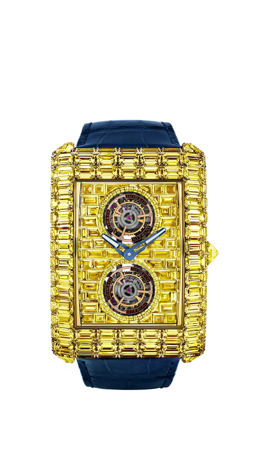Billionaire Tourbillon Angel Cut - Yellow Diamond