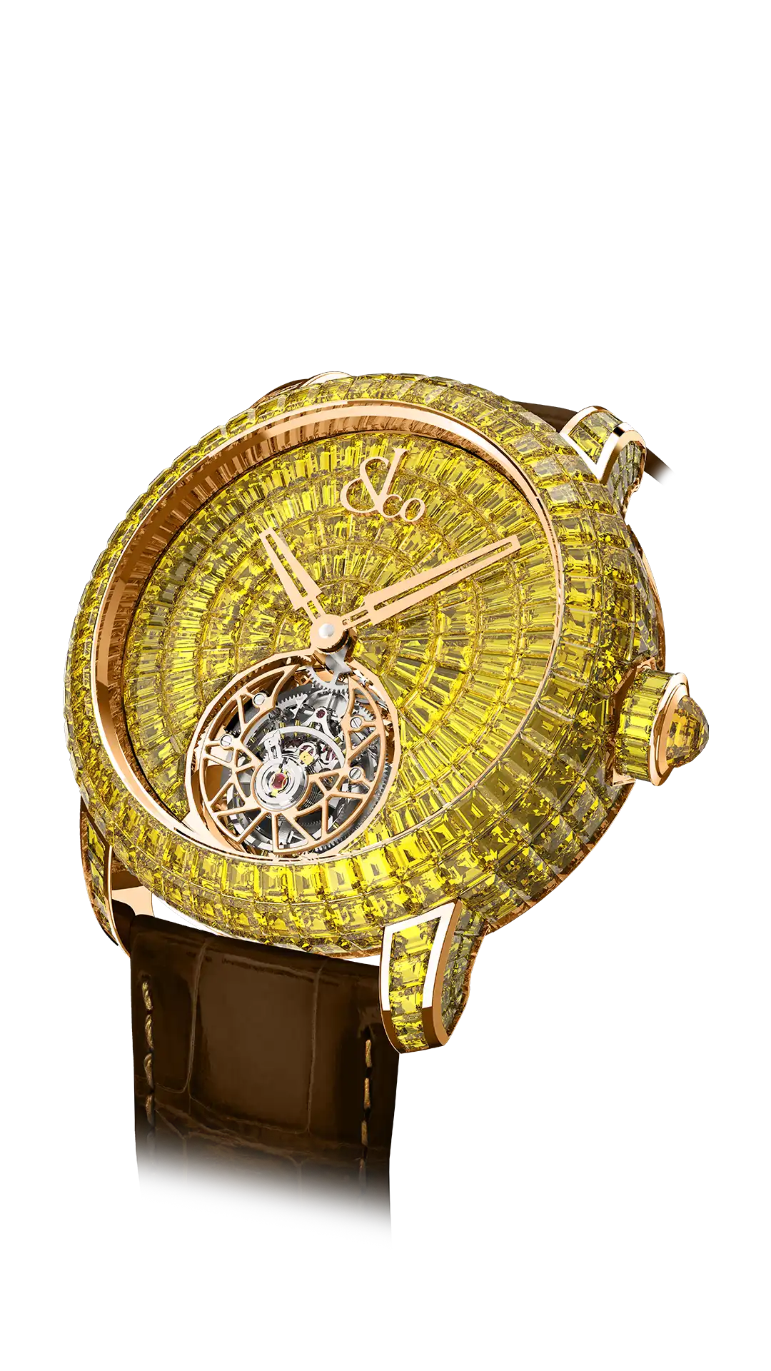 Caviar Tourbillon - Black Spinels
