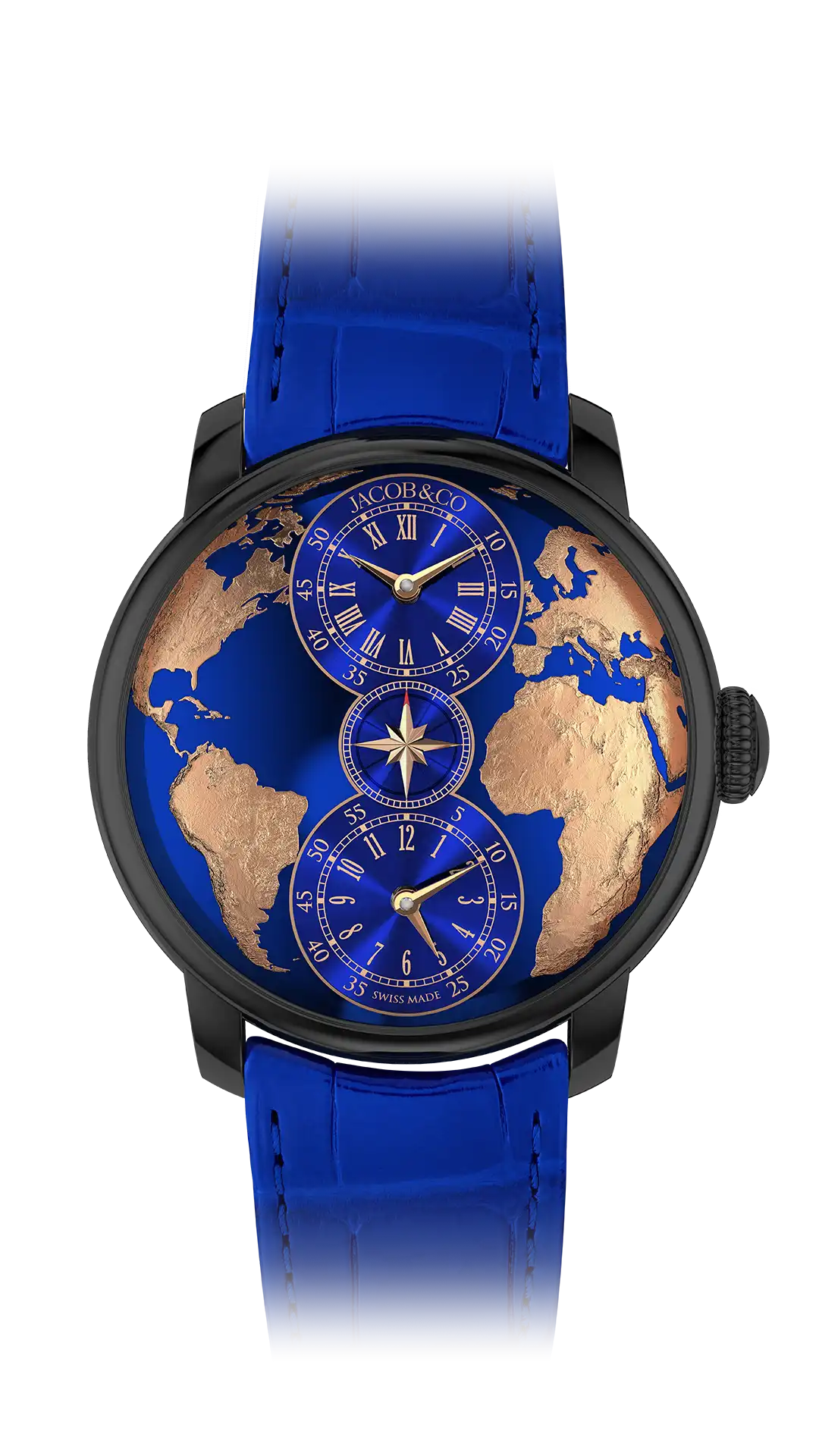 The World is Yours Dual Time Zone - Red