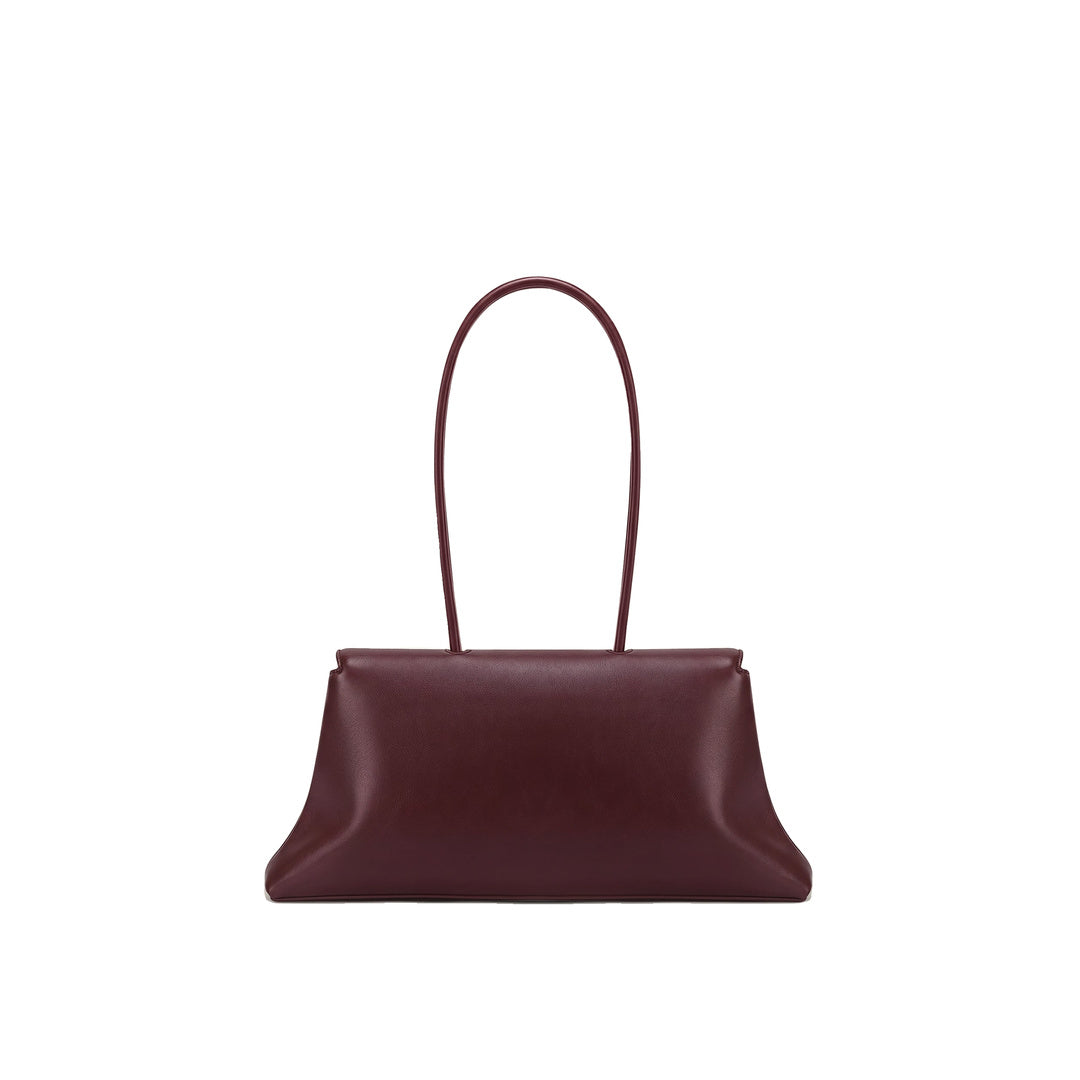 JW PEI Selene Lock Flap Shoulder Bag - Burgundy by JW PEI
