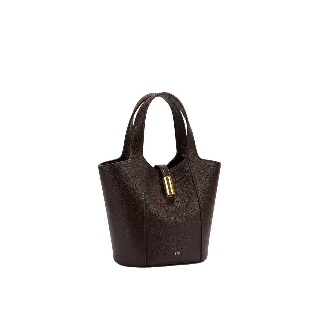 JW PEI Bella Bucket Bag - Dark Brown by JW PEI