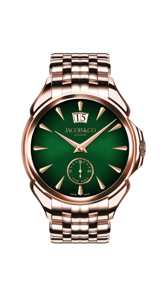Palatial Classic - Rose Gold Bracelet (Green Sunburst)