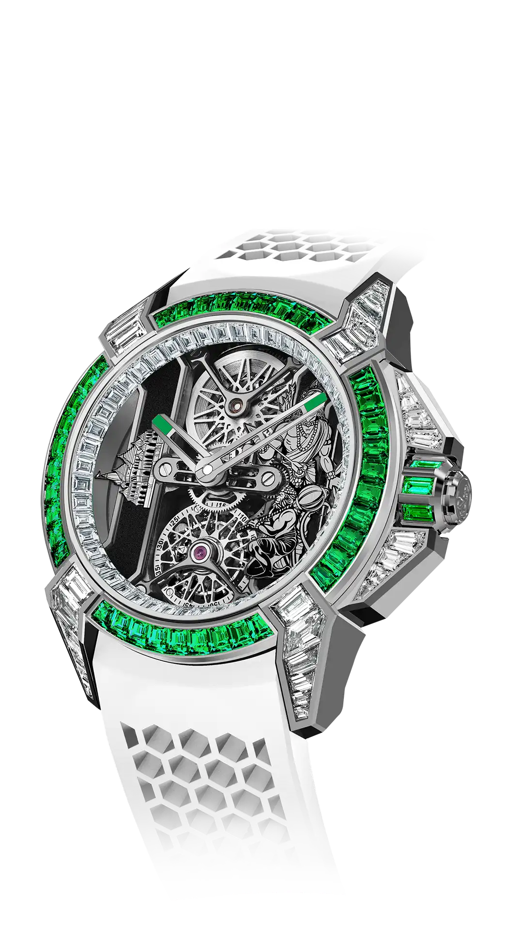 Epic X Tourbillon Baguette - Sandawana Emeralds