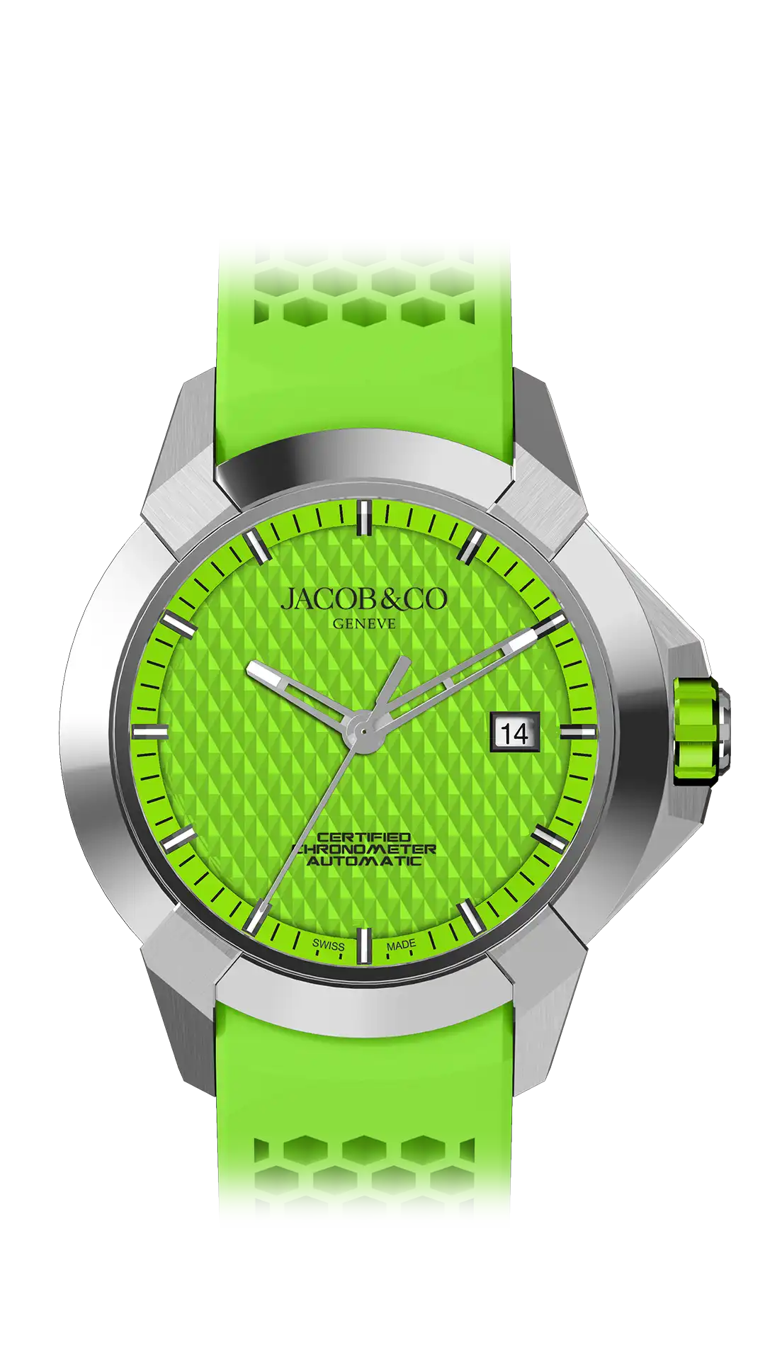 Epic X Sport - Blue PVD Steel & Neon Yellow
