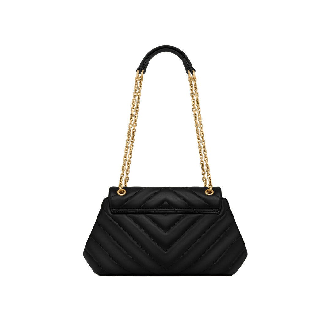 JW PEI Valerie Quilted Chain Flap Shoulder Bag - Black by JW PEI