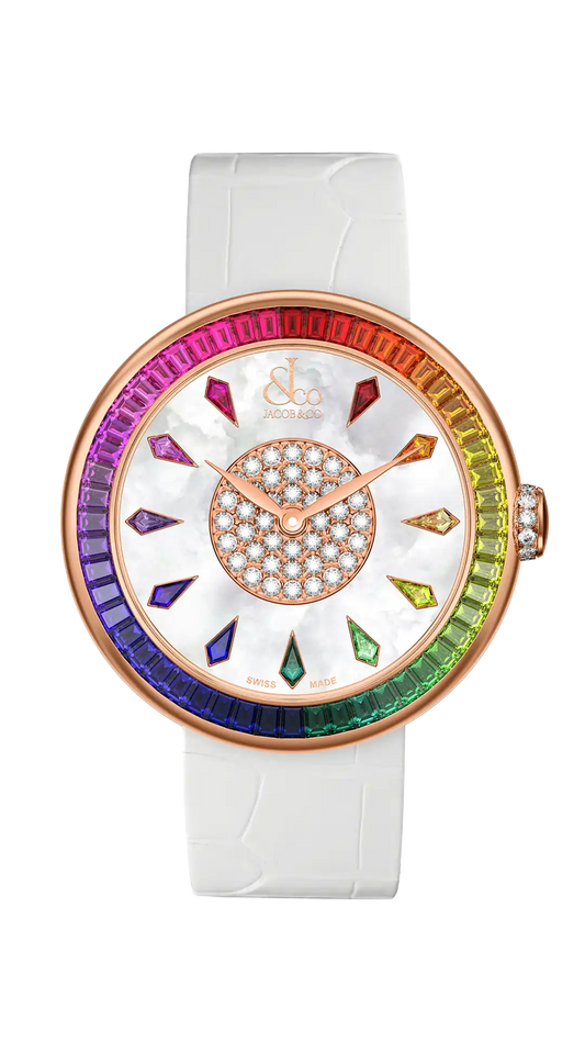 Brilliant - Rainbow Baguette in Rose Gold
