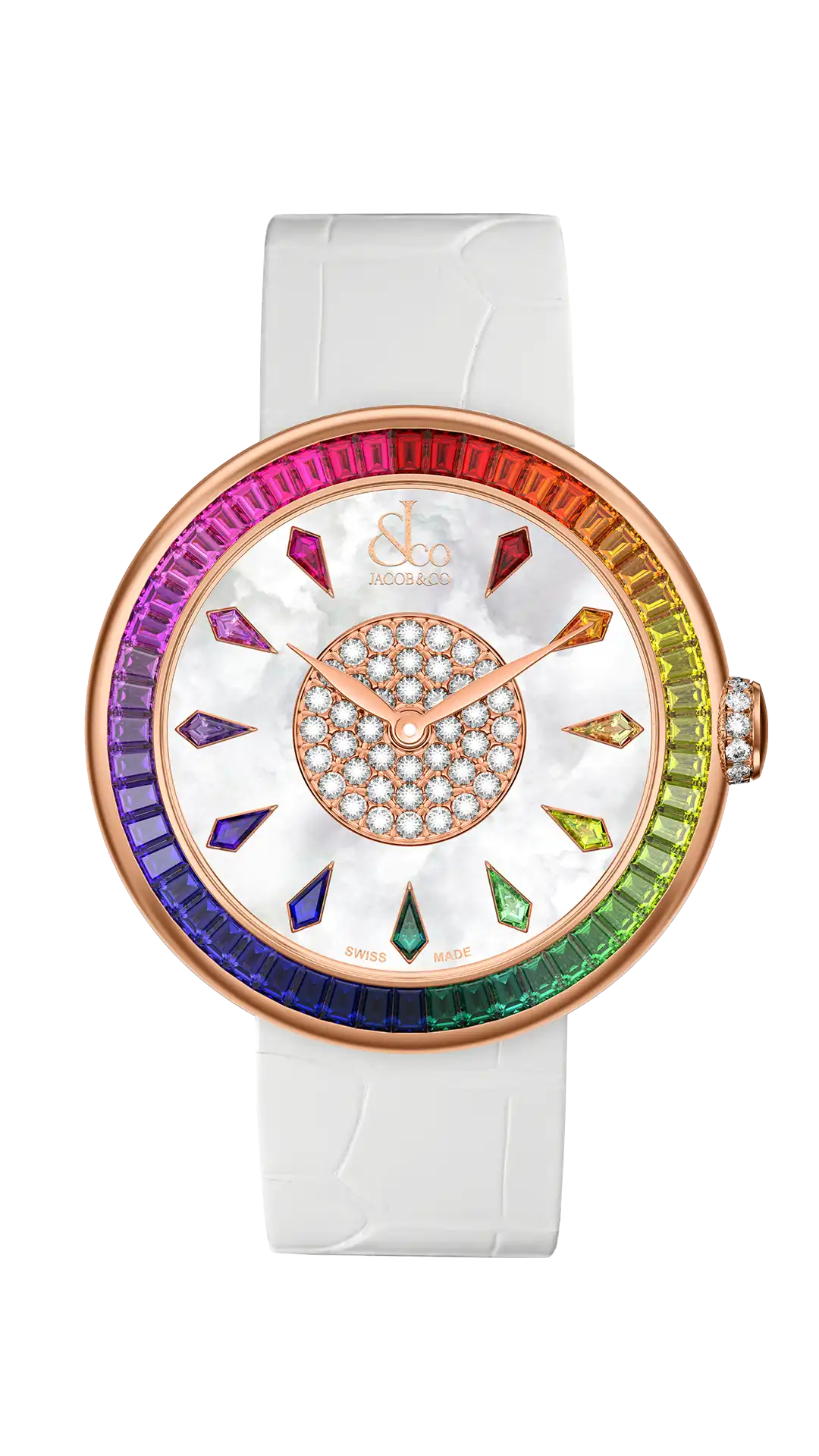 Brilliant - Multicolored Sapphires in Rose Gold