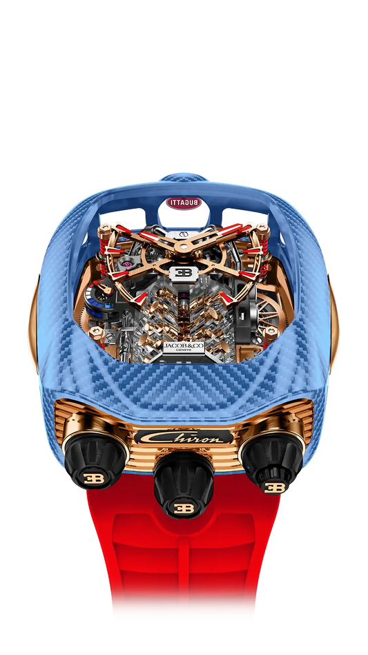 Bugatti Chiron Tourbillon - Blue Carbon Fiber