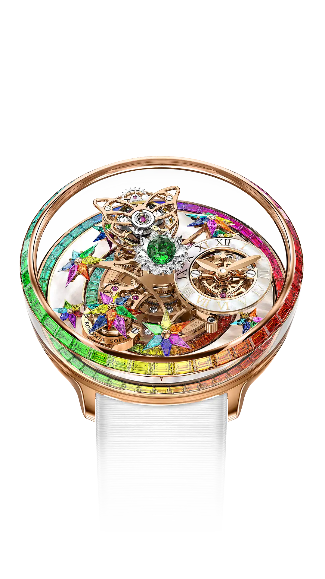 Fleurs de Jardin - Rose Gold and Baguette Diamonds