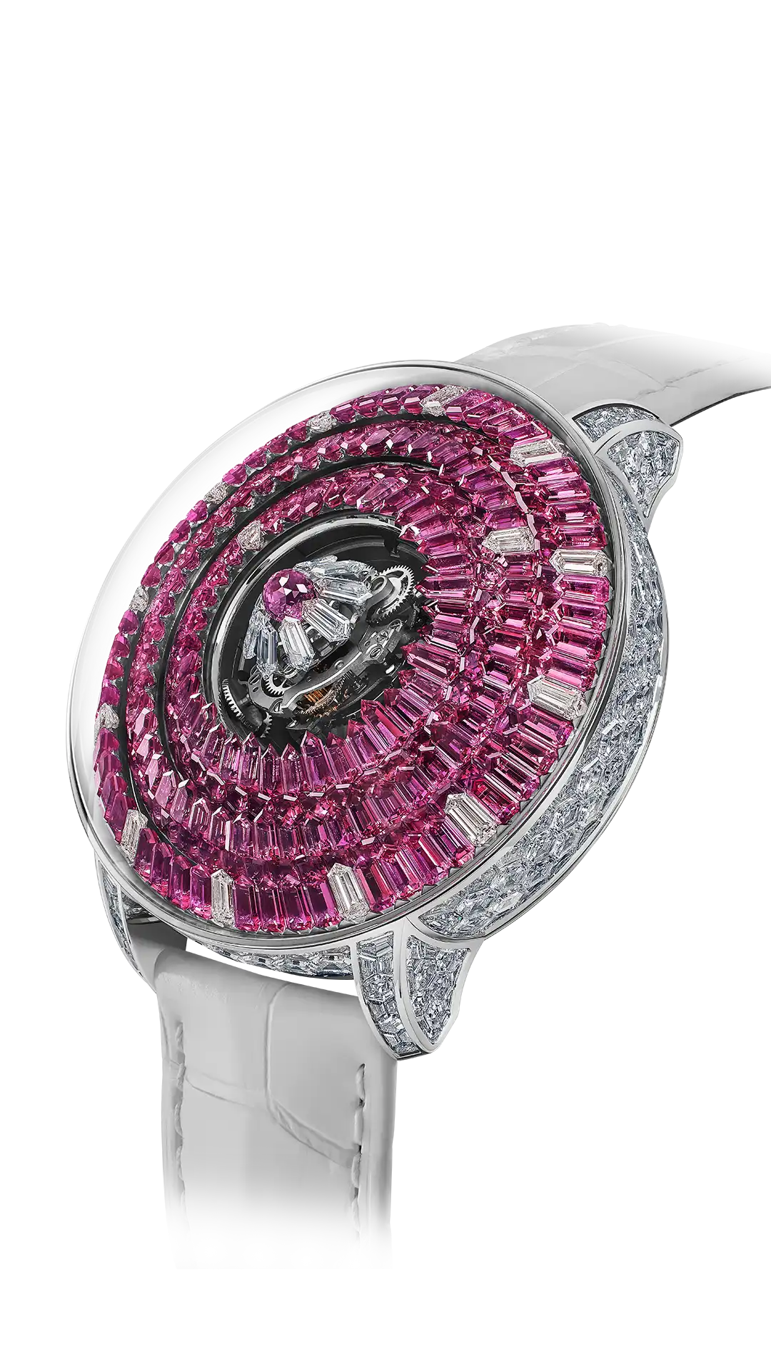 The Mystery Tourbillon 44MM - Pink Sapphires