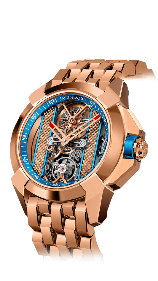 Epic X Bridges - Rose Gold Bracelet (Blue)