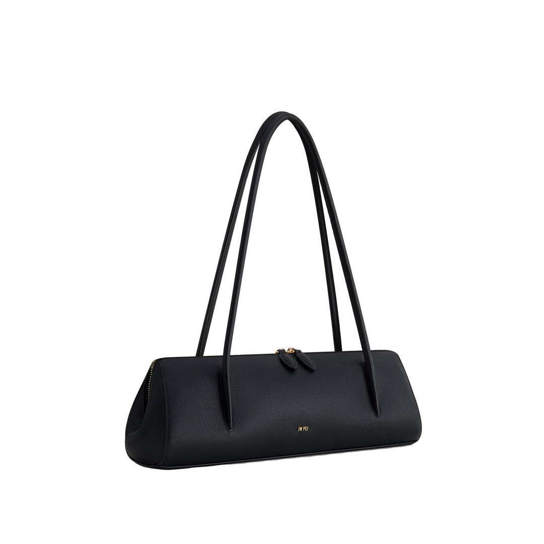 JW PEI Nova Minimalist Shoulder Bag - Jet Black by JW PEI