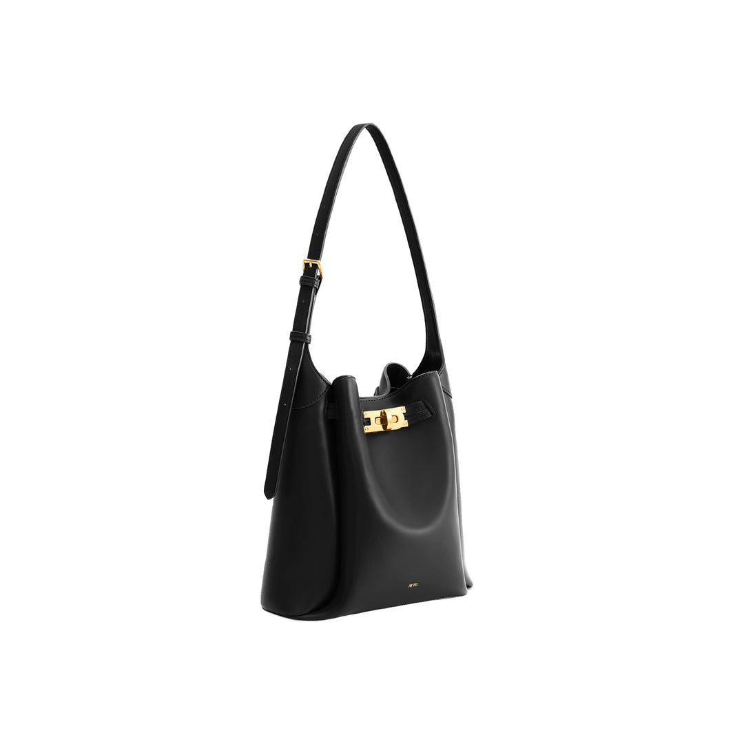 JW PEI Charlene Double Buckle Hobo Bag - Black by JW PEI