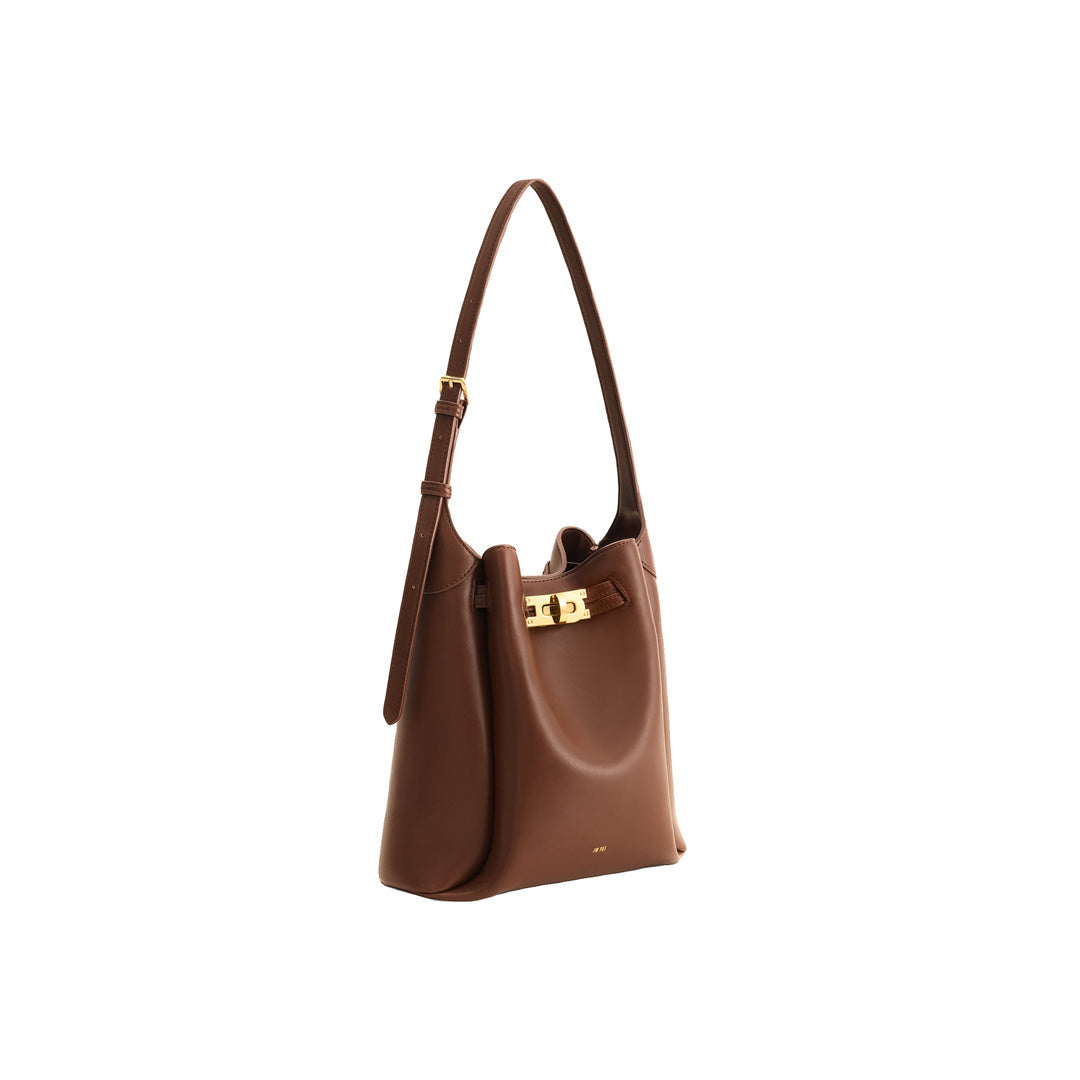 JW PEI Charlene Double Buckle Hobo Bag - Brown by JW PEI