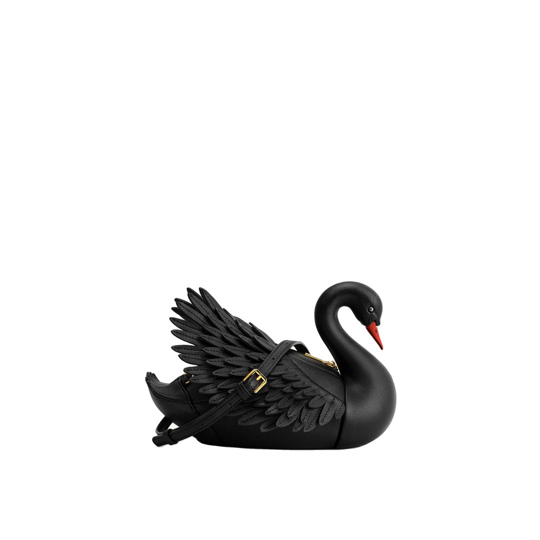 JW PEI Alani Swan Shaped Crossbody Bag - Black by JW PEI