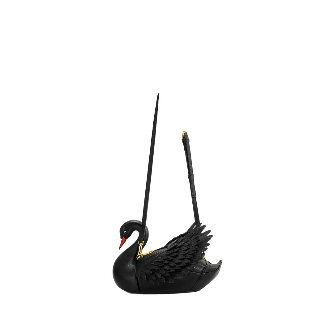 JW PEI Alani Swan Shaped Crossbody Bag - Black by JW PEI