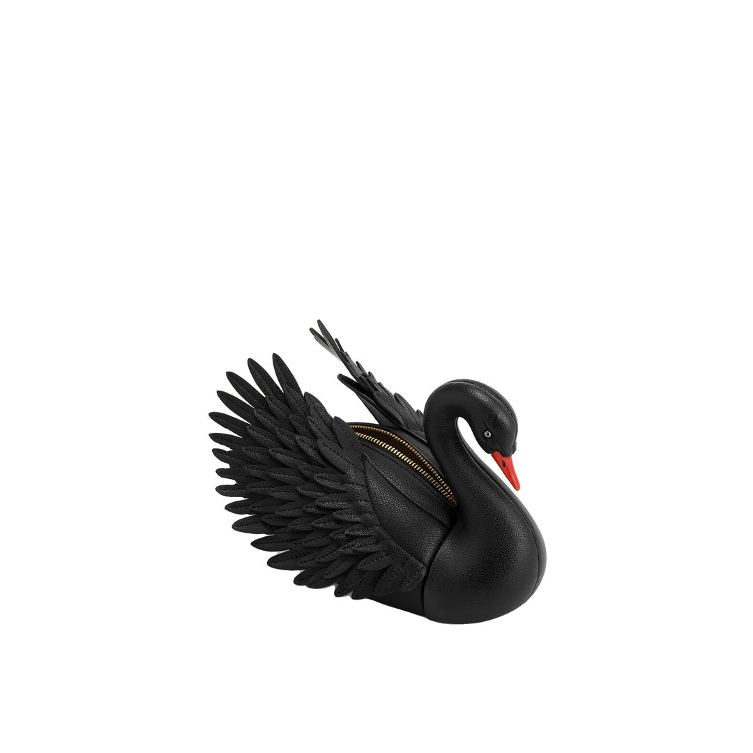JW PEI Alani Swan Shaped Crossbody Bag - Black by JW PEI