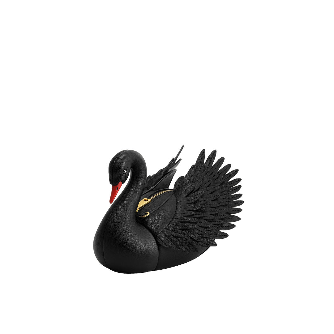 JW PEI Alani Swan Shaped Crossbody Bag - Black by JW PEI