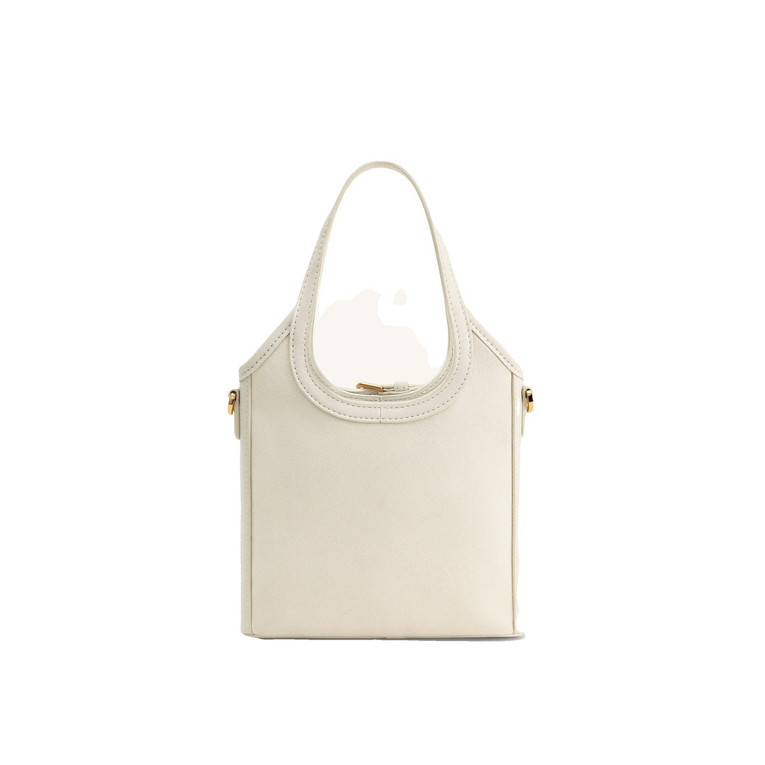 JW PEI Brooke Mini Belted Embellished Orchid Beaded Top Handle Bag - Ivory by JW PEI