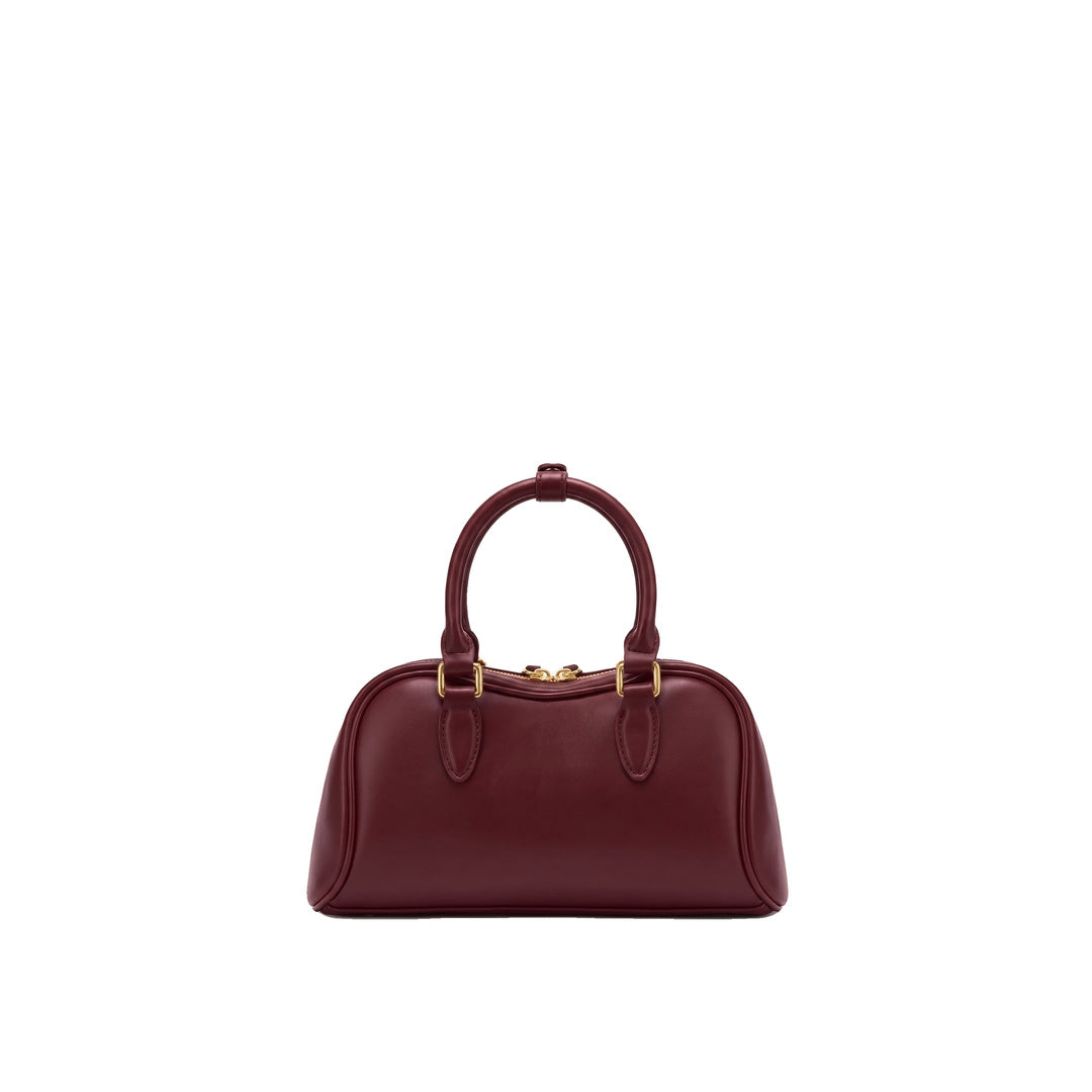 JW PEI Rosalie Bowler Top Handle Bag - Dark Burgundy by JW PEI