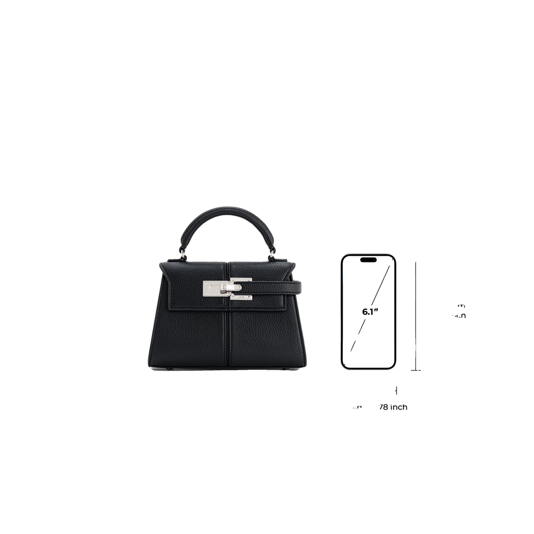 JW PEI Elise Top Handle Bag - Black by JW PEI