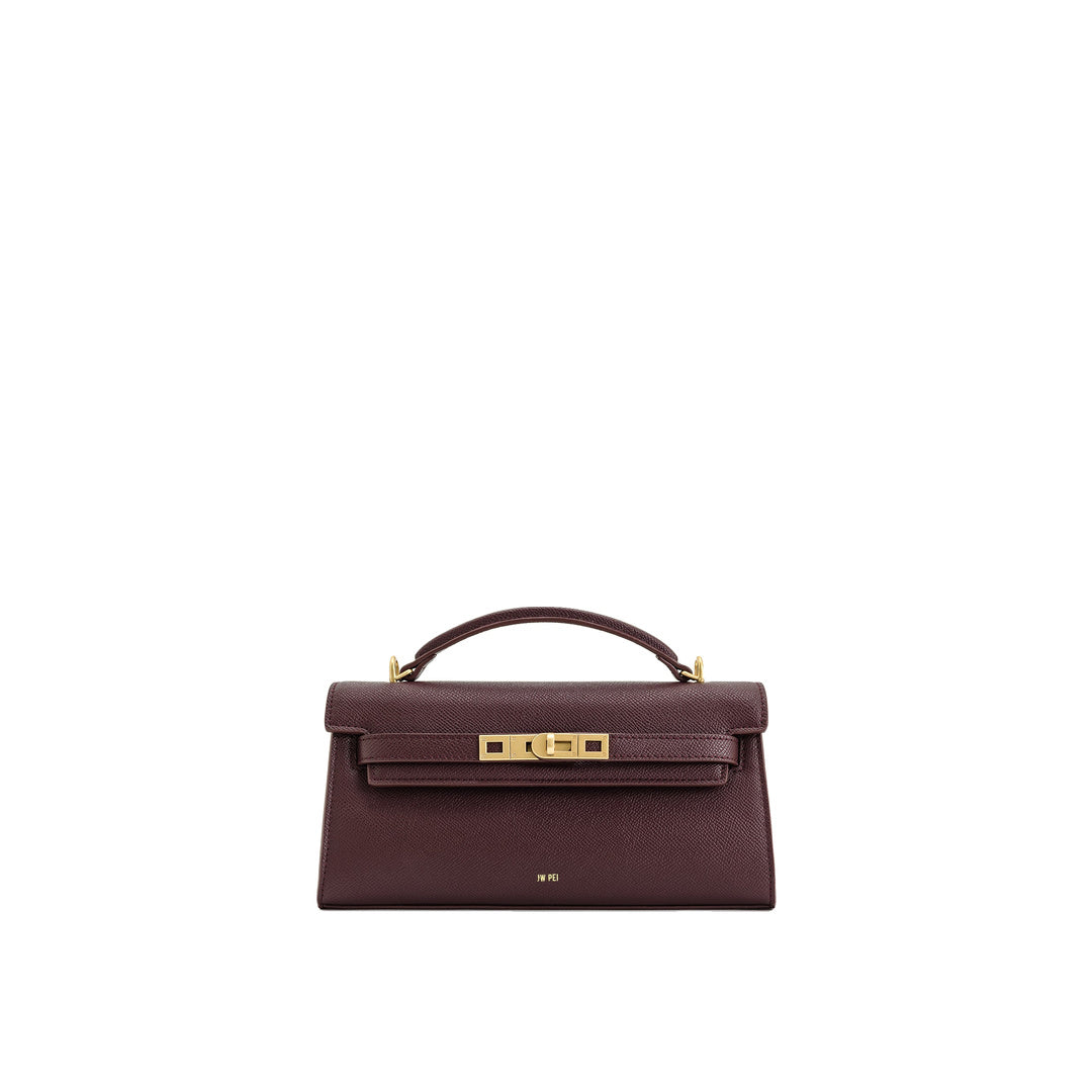 JW PEI Noor Top Handle Bag - Deep Burgundy by JW PEI