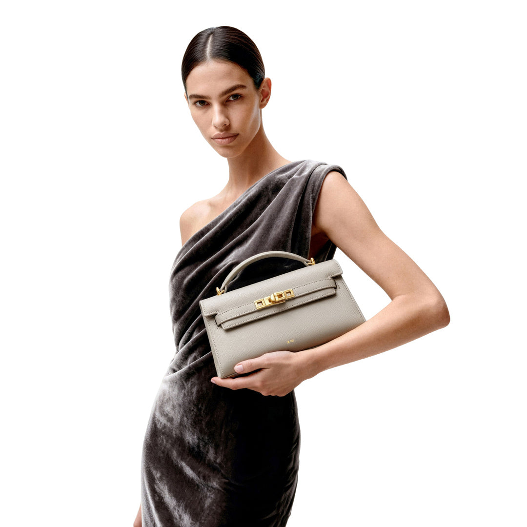 JW PEI Noor Top Handle Bag - Elephant Gray by JW PEI