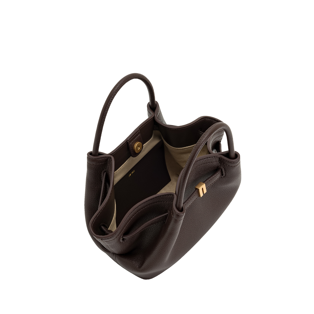JW PEI Hana Mini Tote Bag - Dark Brown by JW PEI