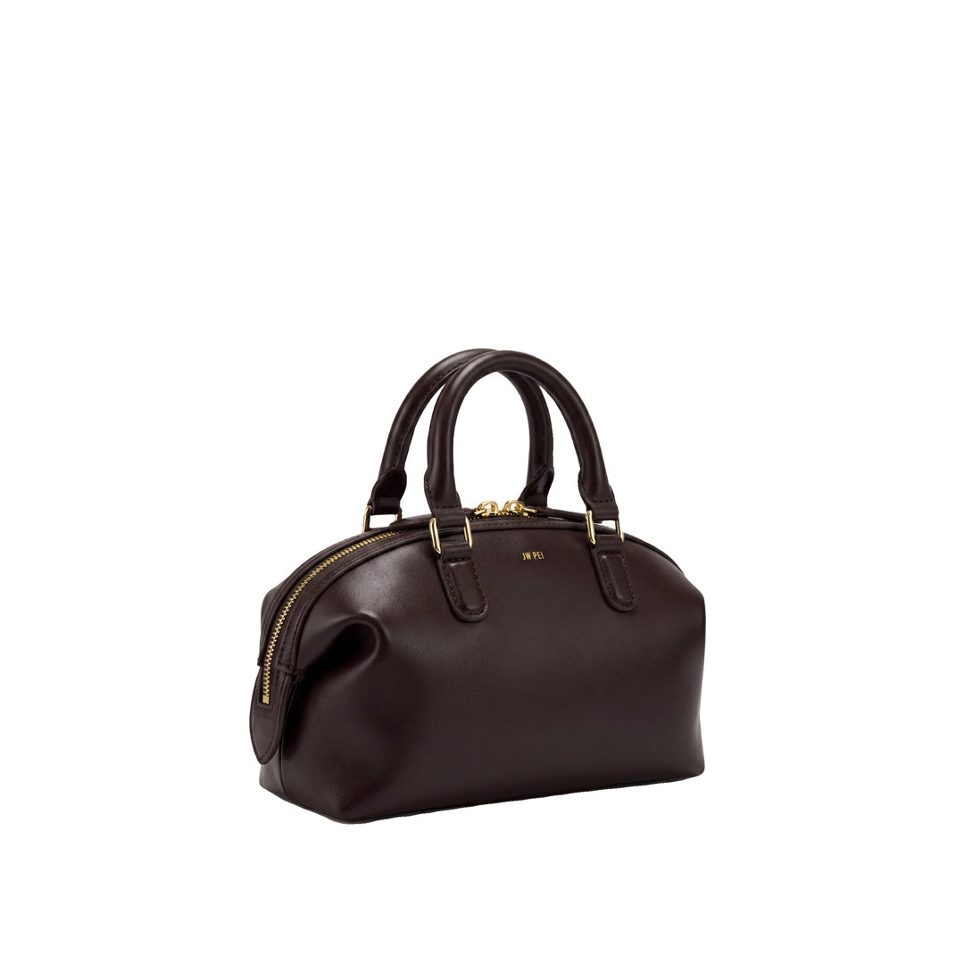JW PEI Arlo Top Handle Bag - Dark Brown by JW PEI