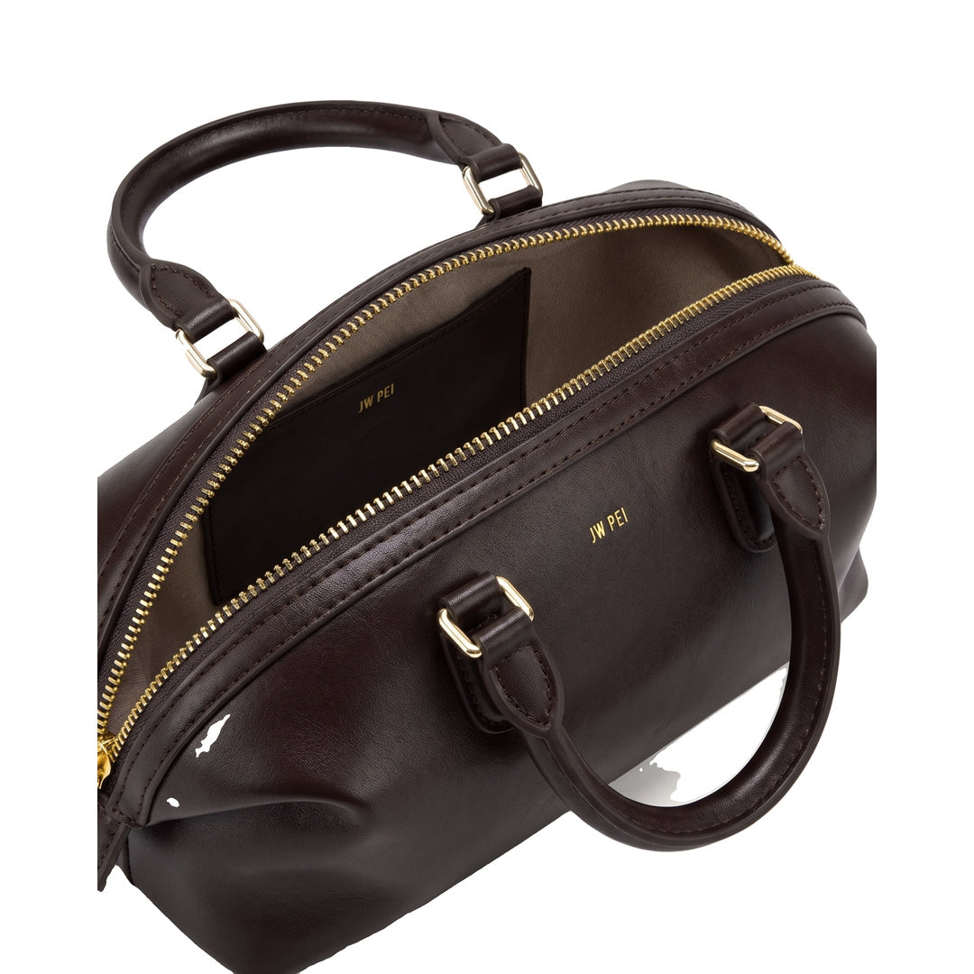 JW PEI Arlo Top Handle Bag - Dark Brown by JW PEI