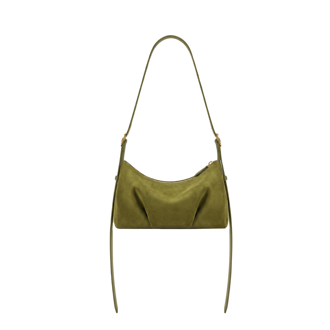 JW PEI Loriette Faux Suede Crossbody Bag - Olive Green by JW PEI