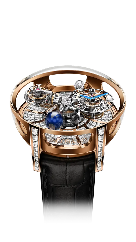 Astronomia Tourbillon Baguette - Rose Gold, Baguette 5 Minutes