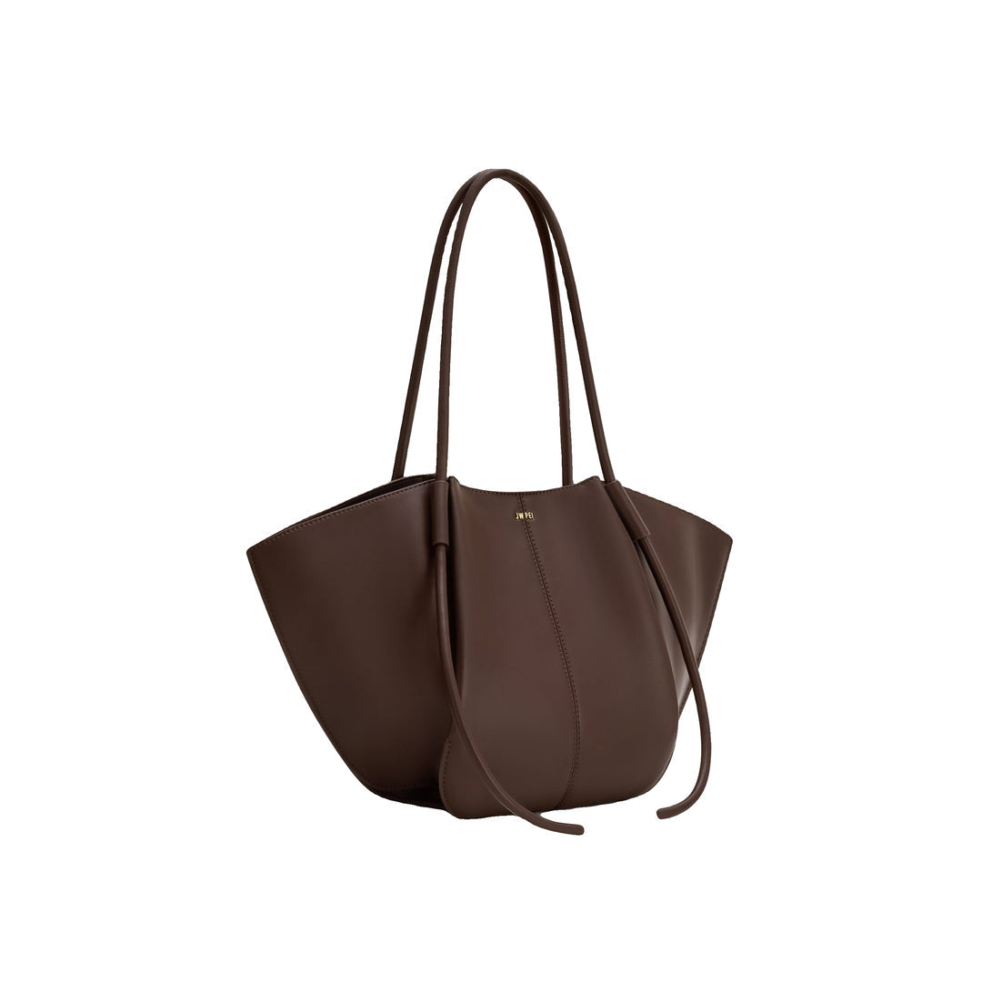 JW PEI Nala Wide Tote Bag - Deep Brown by JW PEI