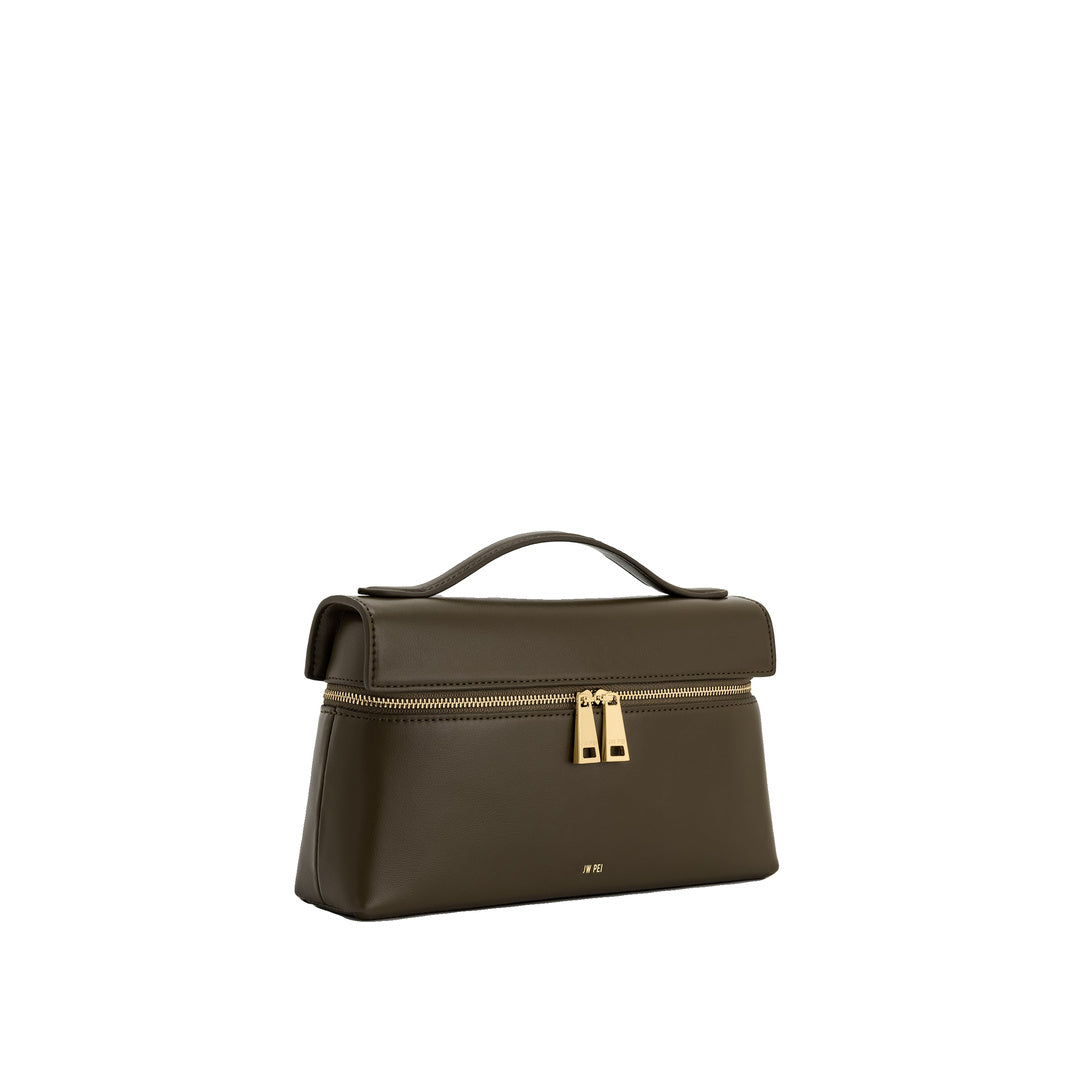 JW PEI Thea Top Handle Bag - Dark Olive by JW PEI