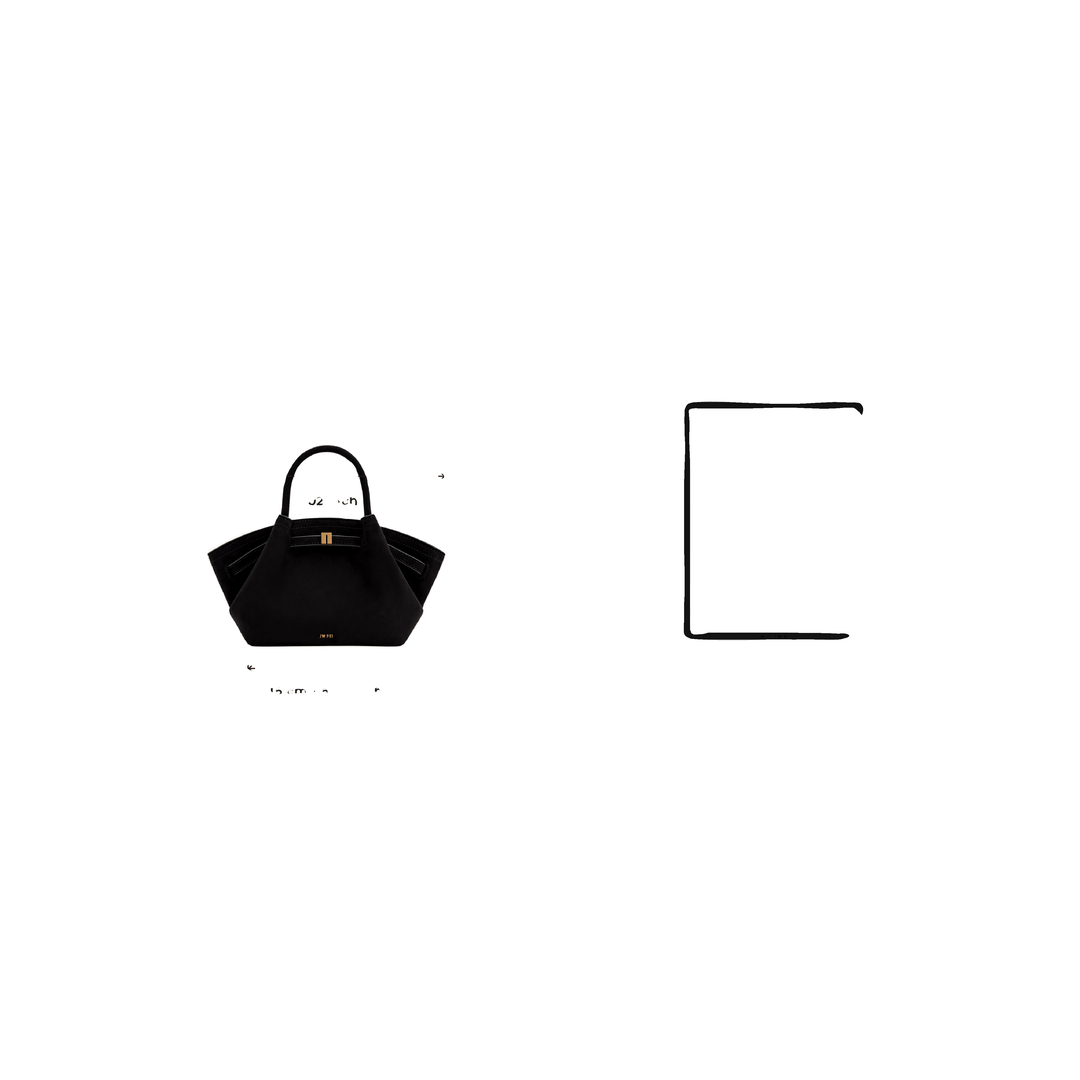 JW PEI Hana Mini Faux Suede Tote Bag - Black by JW PEI