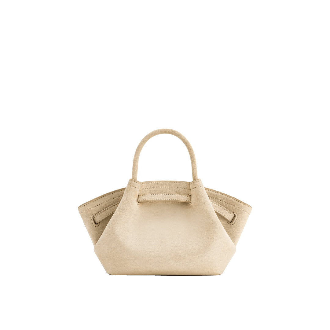 JW PEI Hana Mini Faux Suede Tote Bag - Off White by JW PEI