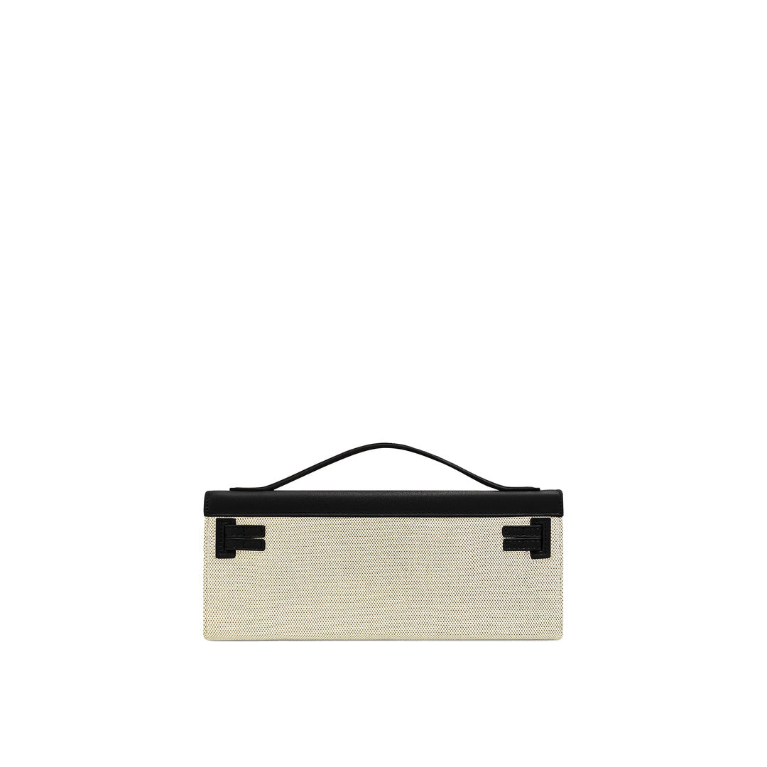 JW PEI Bria Structured Top Handle Bag - Black Canvas by JW PEI