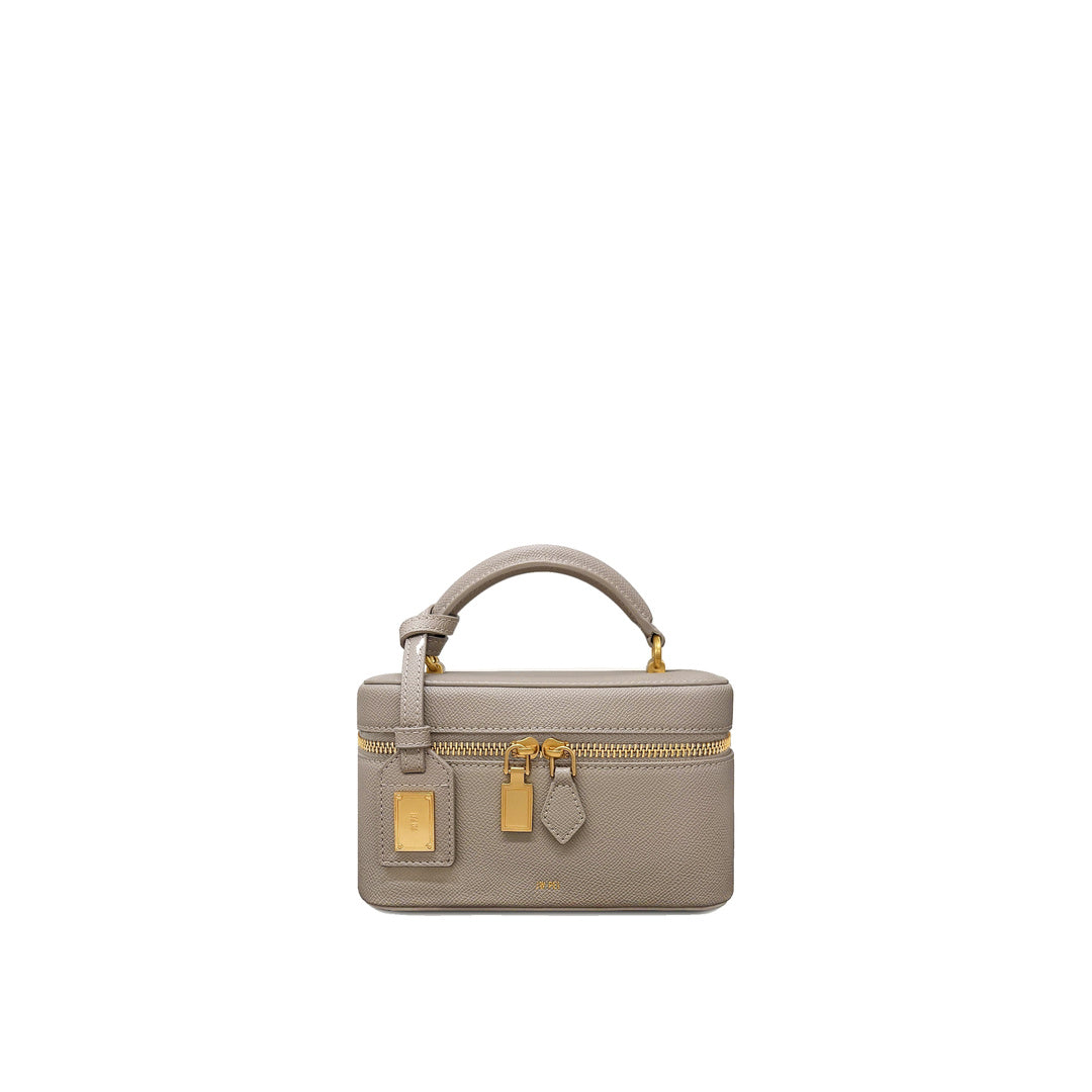 JW PEI Cleo Box Shape Top Handle Bag - Taupe by JW PEI