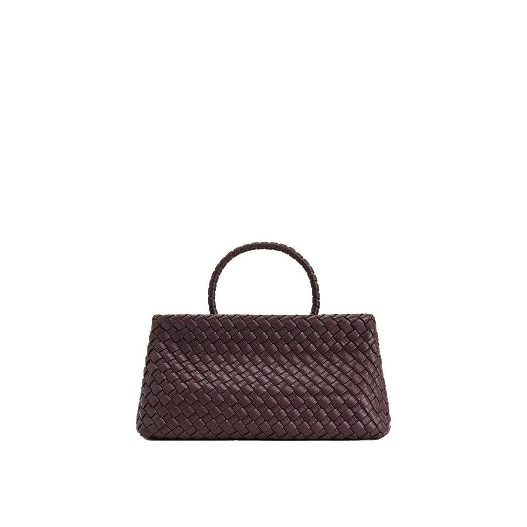 JW PEI Elora Woven Tote Bag - Deep Burgundy by JW PEI
