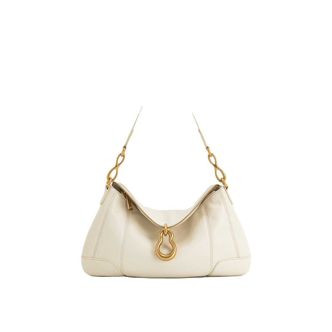 JW PEI Jayla Metal Pendant Embellished Shoulder Bag - White by JW PEI