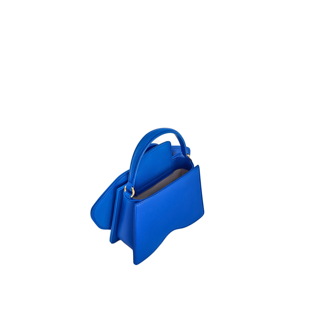 JW PEI Flora Orchid Shaped Top Handle Bag - Blue by JW PEI