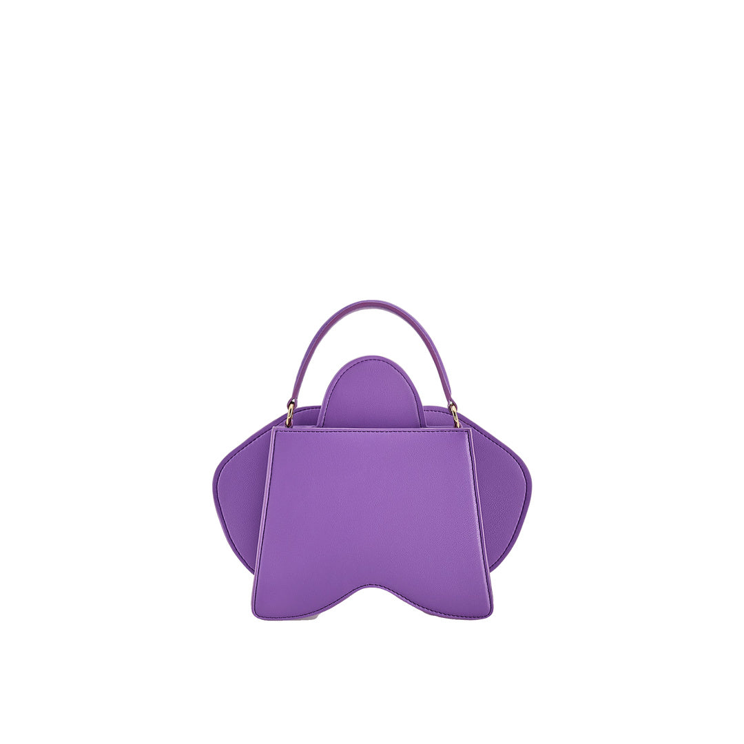 JW PEI Flora Orchid Shaped Top Handle Bag - Purple by JW PEI