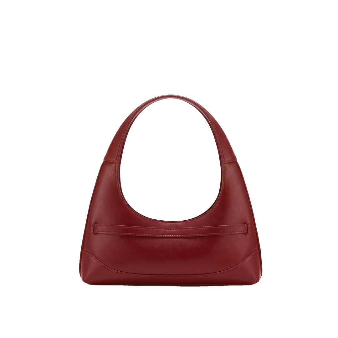 JW PEI Noelle Belted Shoulder Bag - Deep Burgundy by JW PEI