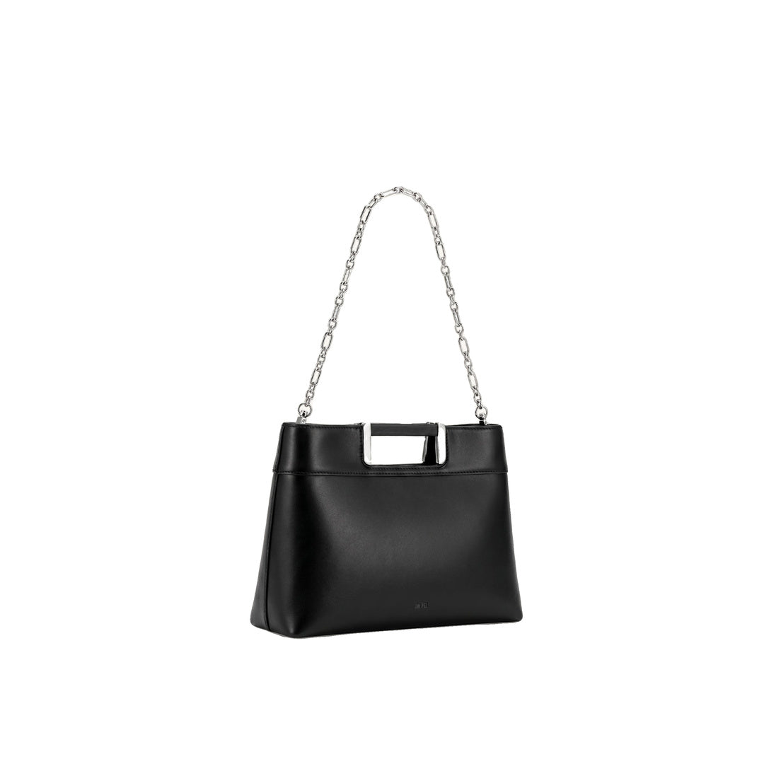 JW PEI Elodie Chain Handle Top Handle Bag - Black by JW PEI