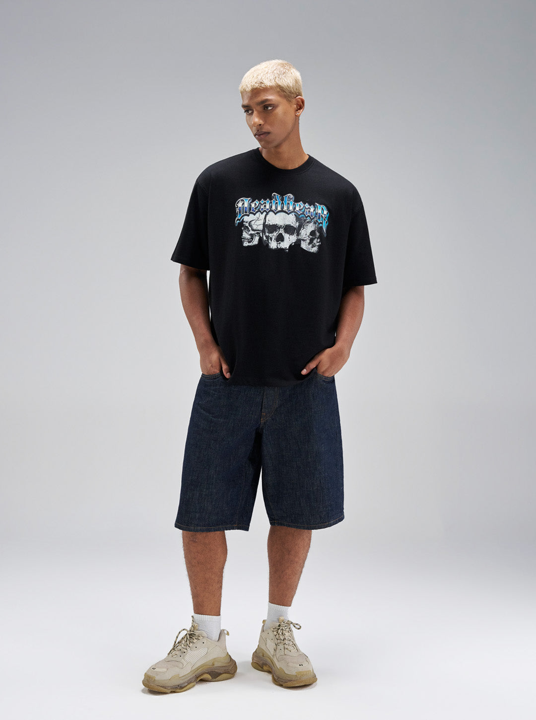 Skeleton 3.0 Tee Black by DEADBEAR