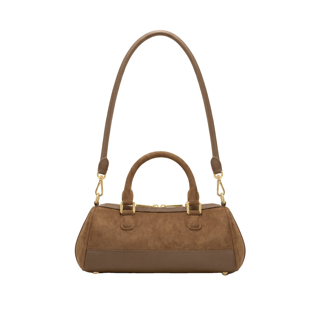 JW PEI Josie Barrel Shoulder Bag - Brown by JW PEI