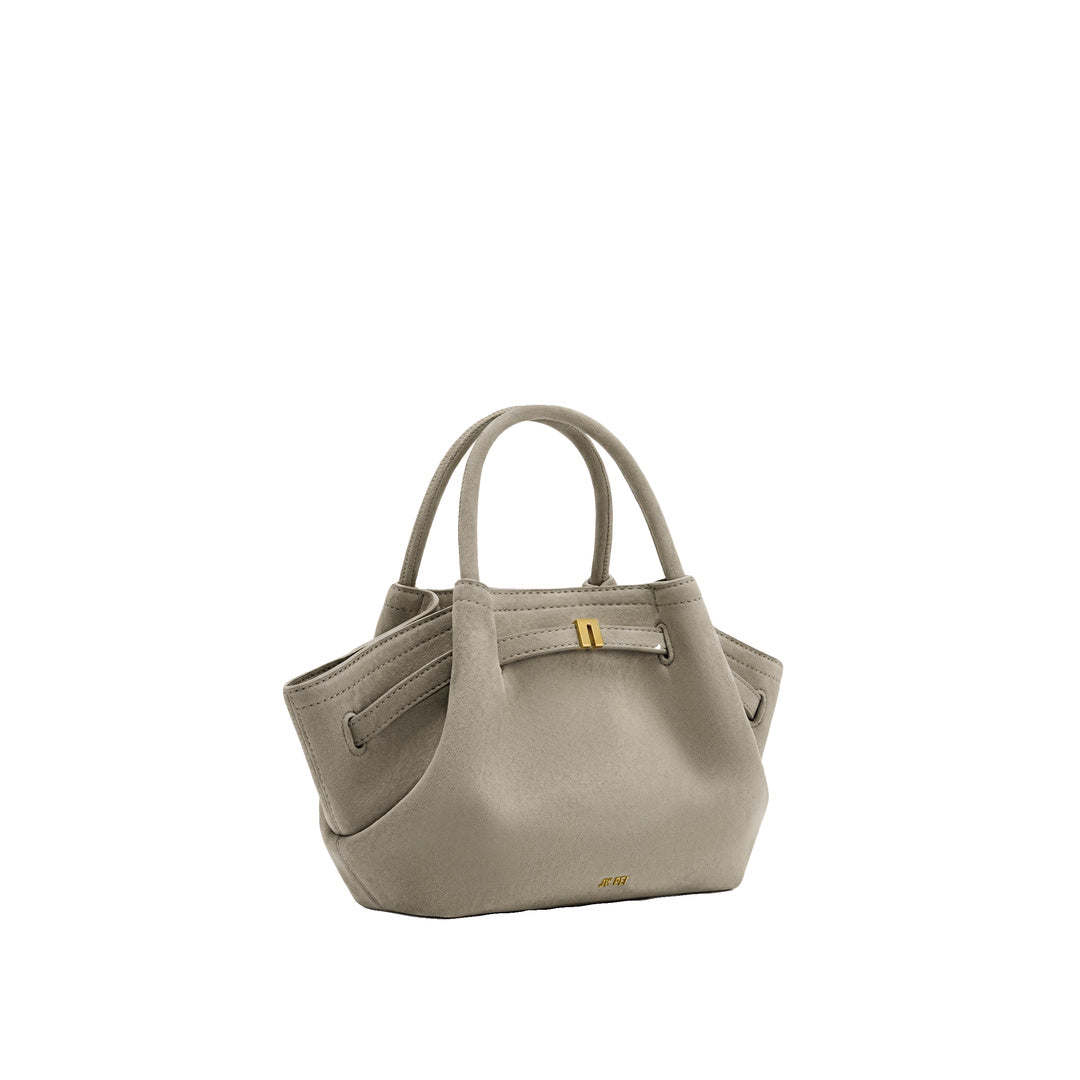 JW PEI Hana Mini Faux Suede Tote Bag - Gray by JW PEI