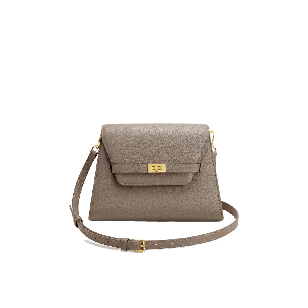 JW PEI Piper Pebbled Crossbody Bag - Taupe by JW PEI