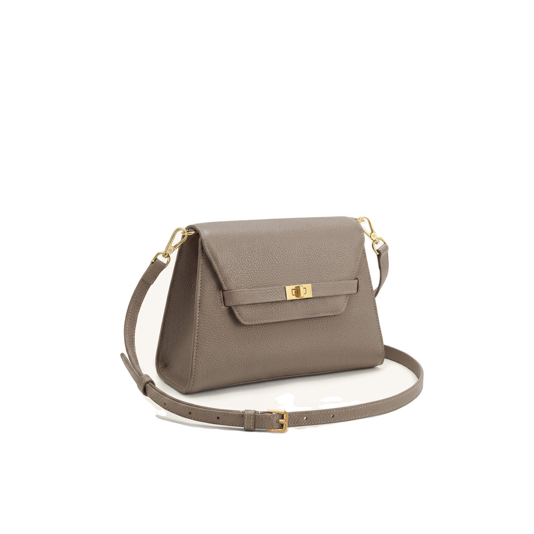 JW PEI Piper Pebbled Crossbody Bag - Taupe by JW PEI